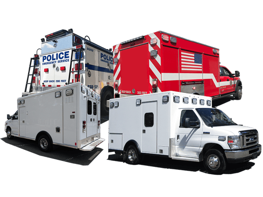 First Priority Emergency Vehicles Variety of Vehicles